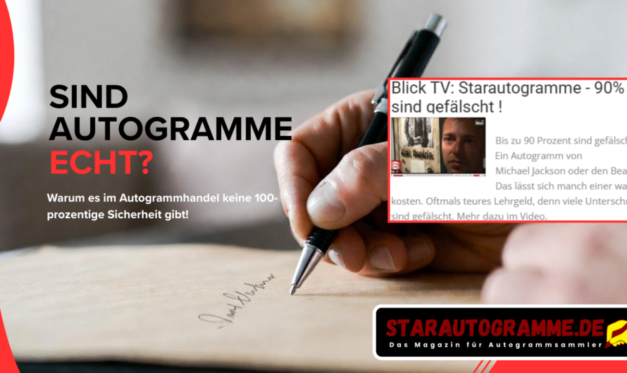 Sind Autogramme echt?
